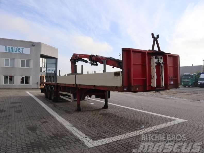  MTDK 13.5 m Bortinių sunkvežimių priekabos su nuleidžiamais bortais