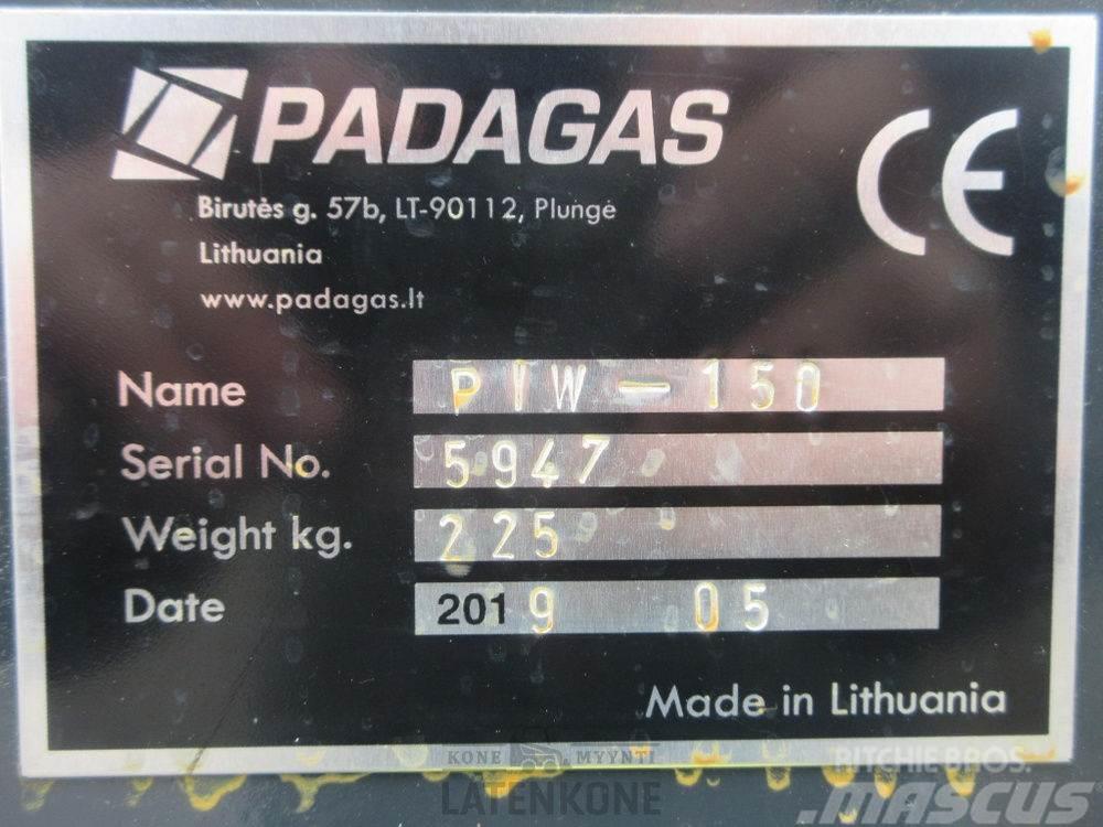 Padagas Puomiharja PIW-150 R ilman kiinnikettä Šepečiai