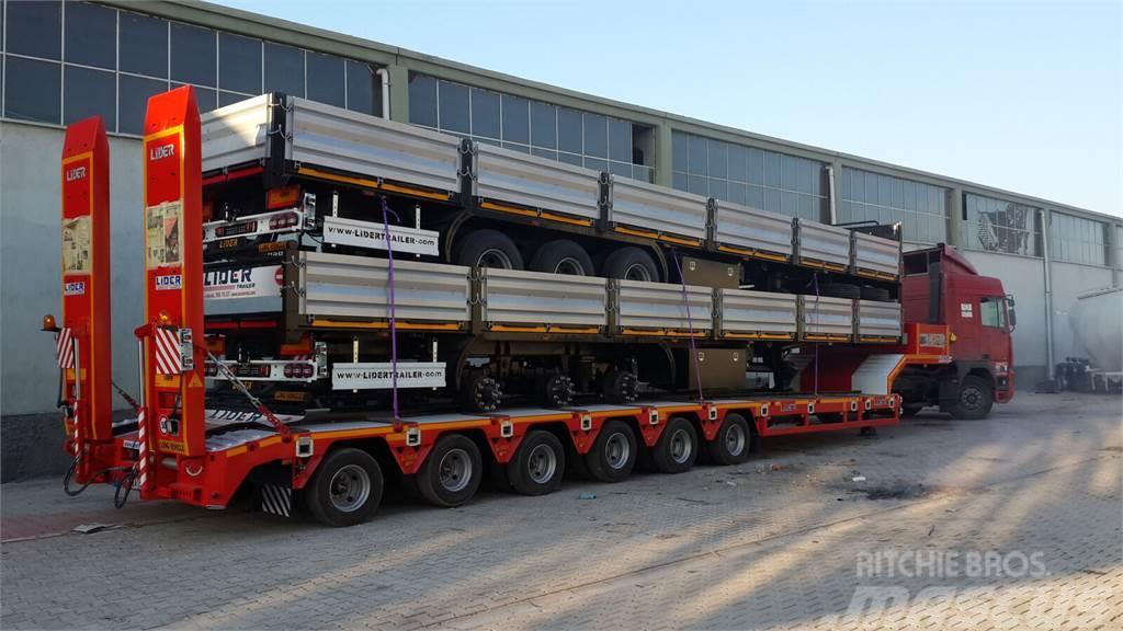 Lider سطحة للبيع موديل اوربي 2022 NEW Bortinių sunkvežimių priekabos su nuleidžiamais bortais