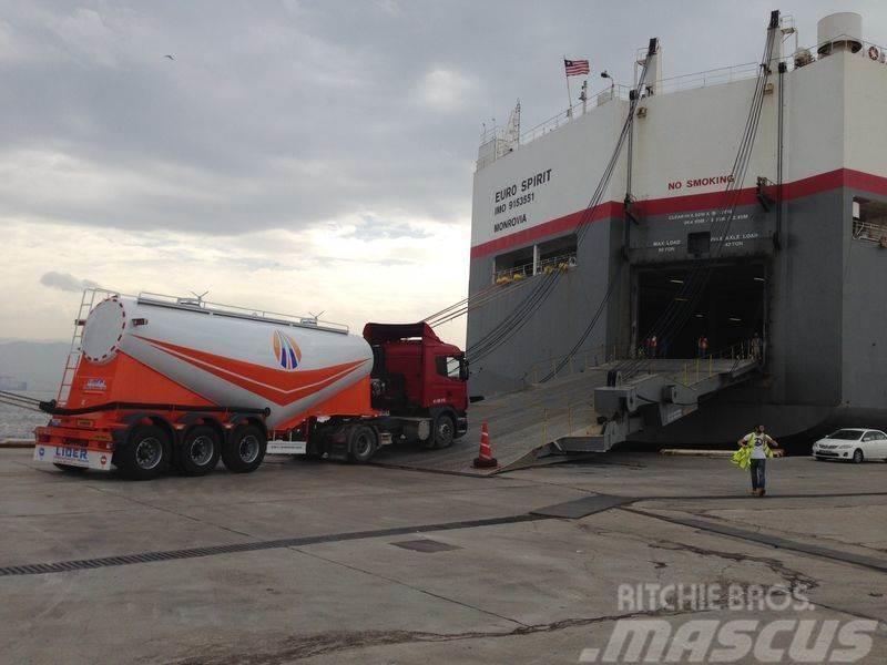 Lider NEW 2022 MODELS bulk cement trailer Cisternos puspriekabės