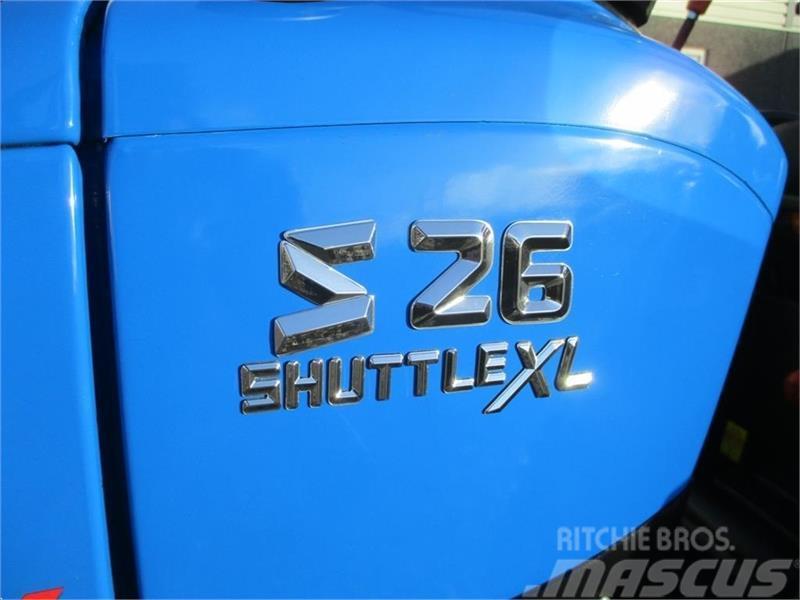 Solis S26 Shuttle XL 9x9 med store brede Turf hjul på ti Naudoti kompaktiški traktoriai