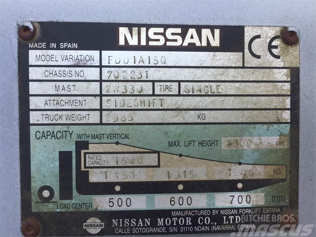 Nissan FD01A15Q Šakiniai krautuvai - Kita