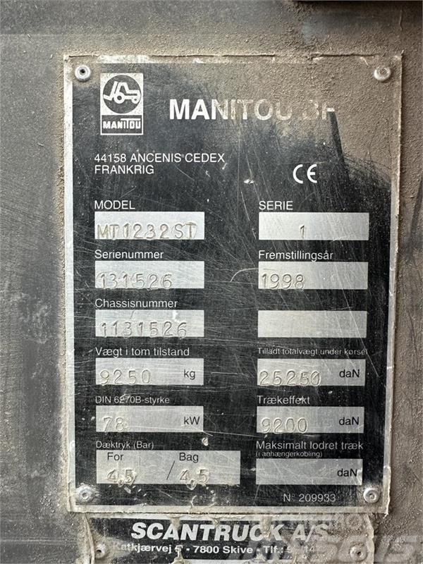 Manitou MT 1232 ST Teleskopiniai krautuvai