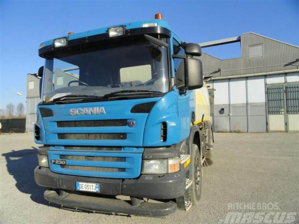 Scania P 230 Bucher Šlavimo sunkvežimiai