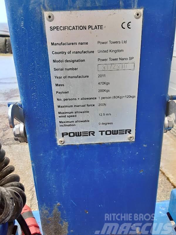 Power TOWERS NANO SP Kiti keltuvai ir platformos