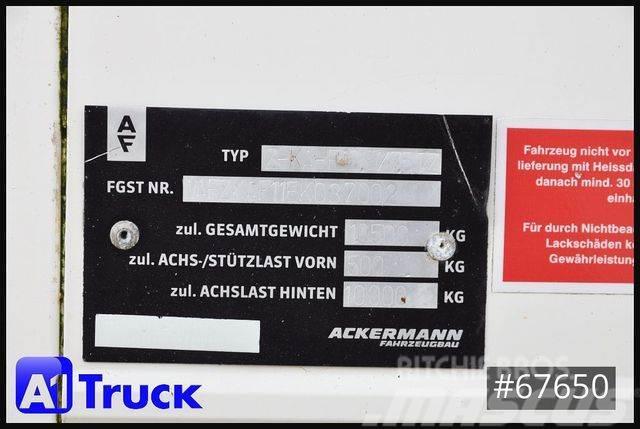Ackermann 1 Achs Koffer+ Schiebeplane 3100mm innen Dengtos priekabos