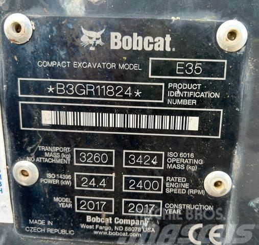 Bobcat E35 Minibagger Mini ekskavatoriai < 7 t