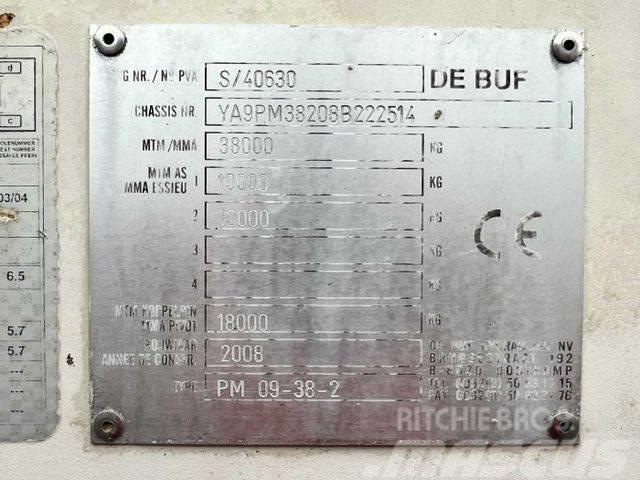  De Buf Beton-Mischer 9m³/Sermac 28m Betonpumpe Betonvežiai