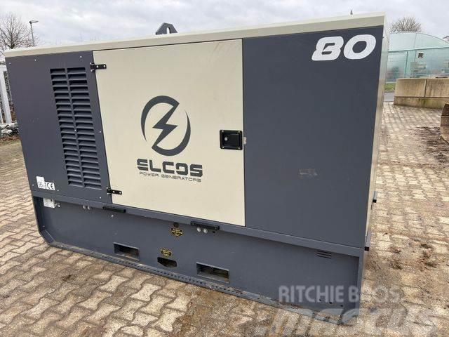  Elcos 80 KVA, Stromerzeuger, Aggregat, Generator Dyzeliniai generatoriai