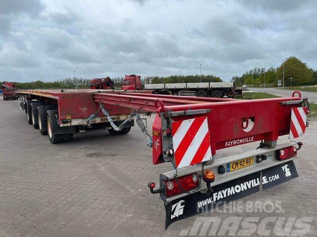 Faymonville 55 m long wing trailer Autovežių puspriekabės