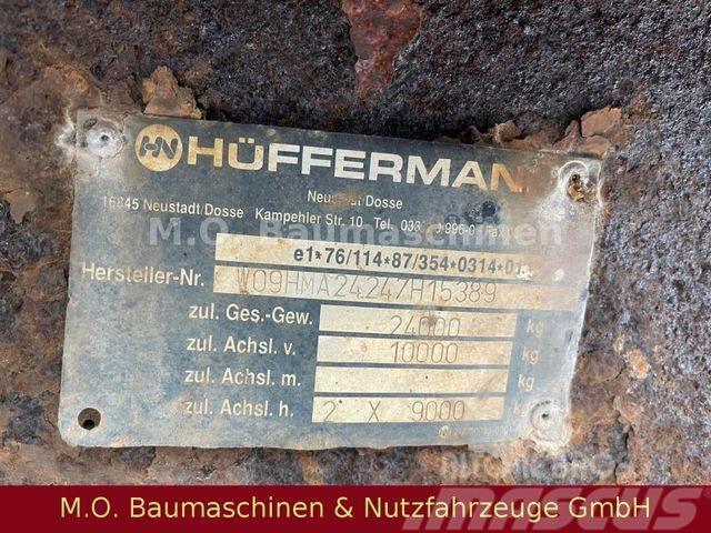 Hüffermann HMA 24.24 / Muldenanhänger / 24t Konteinerių priekabos