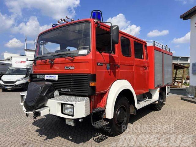 Iveco 75-16 AW 4x4 LF8 Feuerwehr Standheizung 9 Sitze Kita
