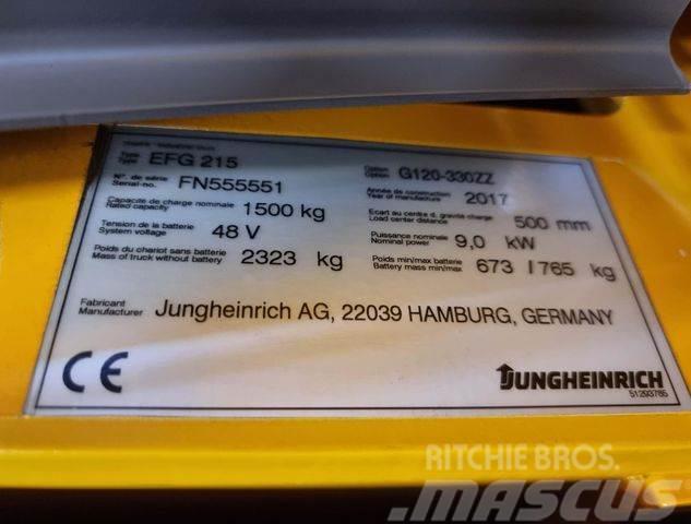 Jungheinrich EFG 215 - 3.3M HUBHÖHE - 5.188 STD. - NEUWERTIG Šakiniai krautuvai - Kita