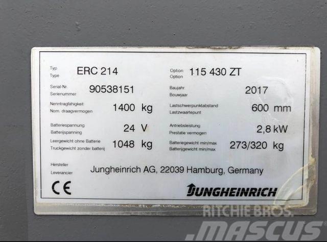 Jungheinrich ERC 214 - 4300MM HUB - 1400KG - NEUWERTIG Didelių aukščių keltuvai-krautuvai