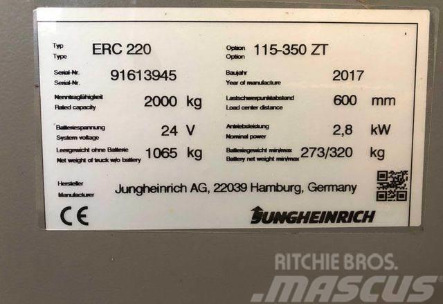 Jungheinrich ERC 220 - 3500MM HUB - 2000KG - 2357STD. Didelių aukščių keltuvai-krautuvai