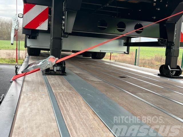 Kögel Baustoffauflieger, Standort: FR/Corcelles Bortinių sunkvežimių priekabos su nuleidžiamais bortais