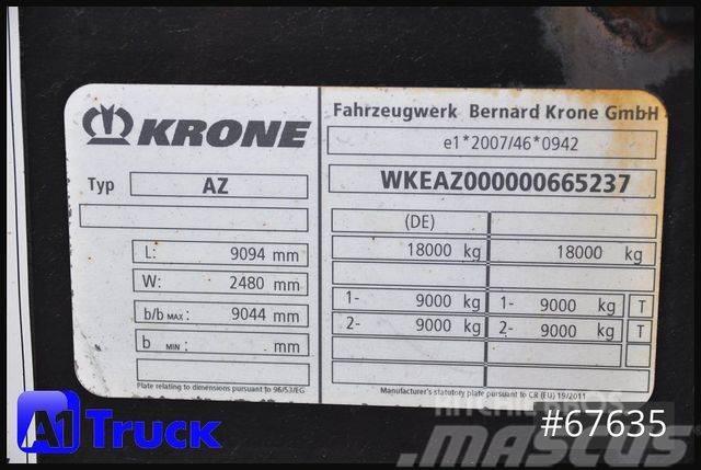 Krone AZ 18, Standard BDF, 1 Vorbesitzer, BPW Konteinerių priekabos