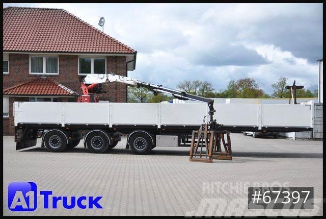 Krone Kennis 16R Rollkran, Kran Lenk + Lift Bortinių sunkvežimių priekabos su nuleidžiamais bortais