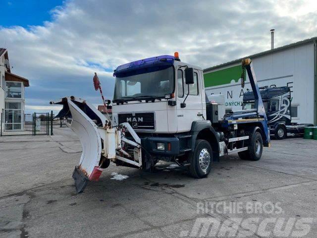 MAN 19.293 4X4 snowplow, for containers vin 491 Kita
