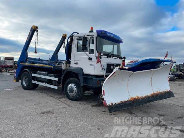 MAN 19.293 4X4 snowplow, for containers vin 491 Kita