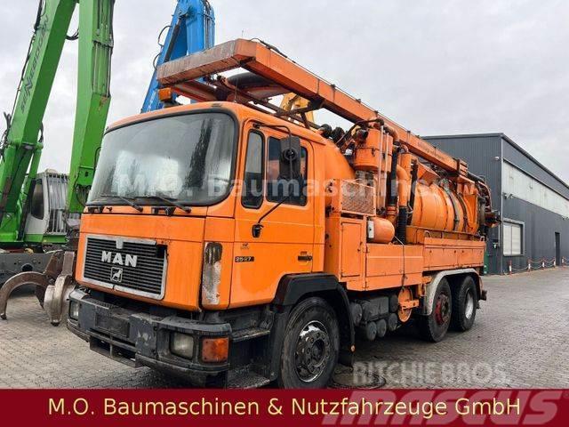 MAN 25.270 / Müller Saug u. Spühlwagen / 12.000 L / Kombinuotos paskirties / vakuuminiai sunkvežimiai