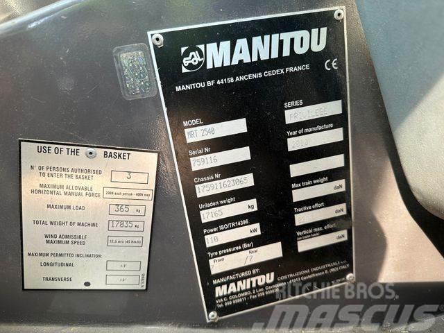 Manitou MRT 2540 P manipulator vin 065 Bokštiniai kranai