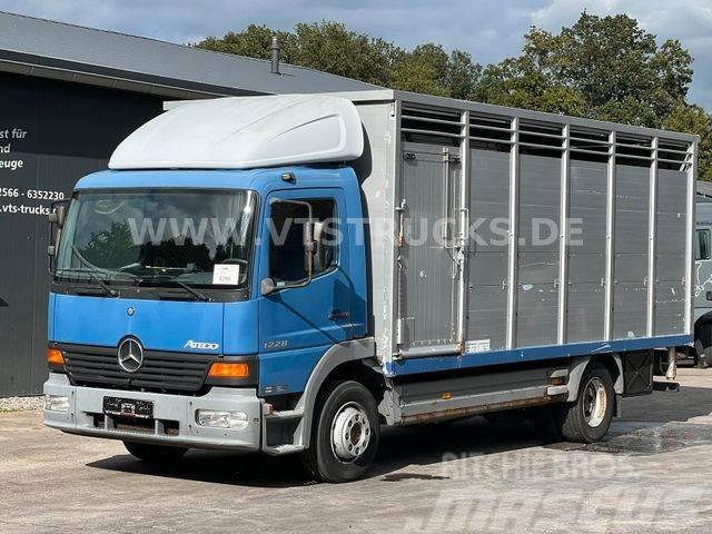 Mercedes-Benz Atego 1228 4x2 Blatt-/Luft 1.Stock Stehmann Gyvulių pervežimo technika