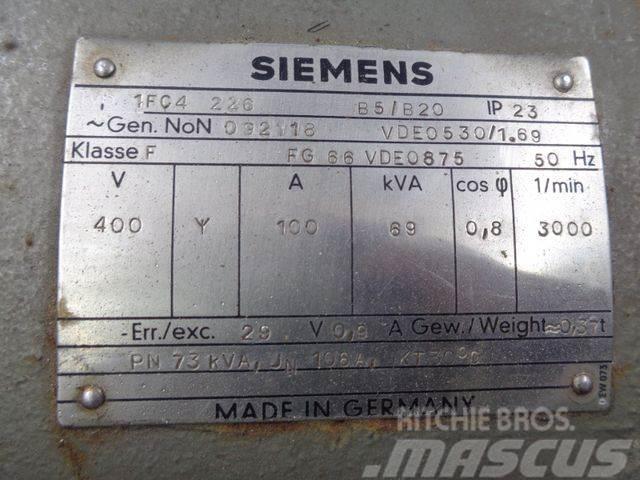  Notstromaggregat 68 KVA MWM Mercedes / Siemens Dyzeliniai generatoriai