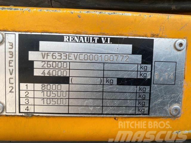 Renault KERAX 420.34 DCi threesided kipper 6x6, 13m3 772 Savivarčių priekabų vilkikai