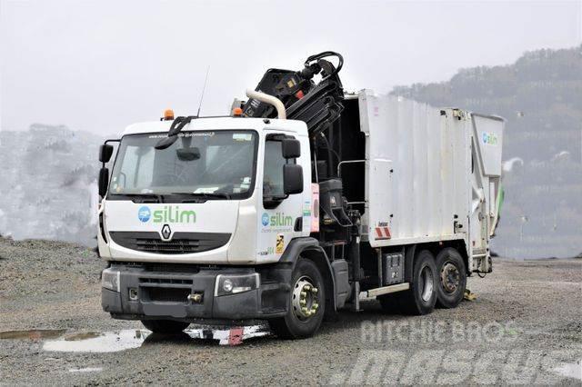 Renault Premium 320DXI*Müllwagen + HIAB 166E-3HIDUO/FUNK Automobiliniai kranai