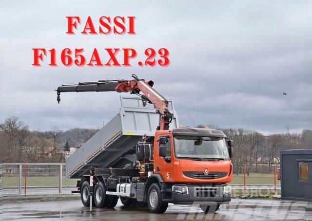 Renault Premium 370 *FASSI F165AXP.23 + FUNK/ 6x4 * TOP Automobiliniai kranai