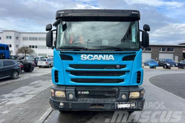 Scania G480 8x4 Abschieber Savivarčių priekabų vilkikai