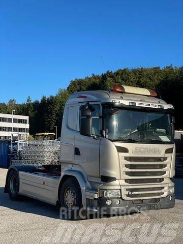 Scania R490 GROSSE ADR KIPPHYDRAULIK Naudoti vilkikai