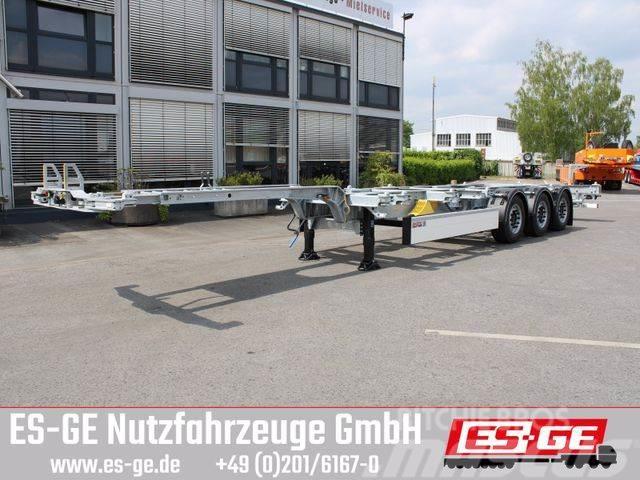 Schmitz Cargobull 3-Achs-Containerchassis Žemo iškrovimo puspriekabės
