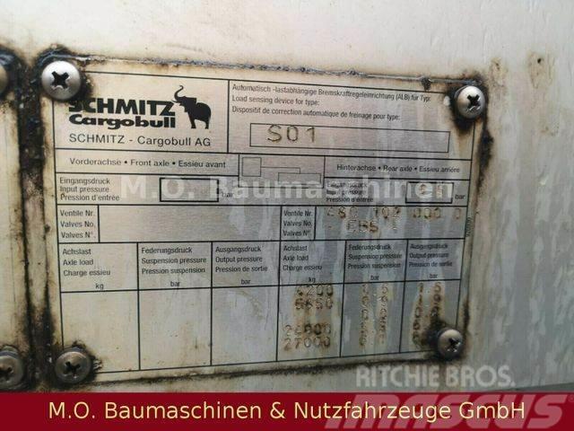 Schmitz Cargobull S 01 / 3 Achser / Luftgefedert / Žemo iškrovimo puspriekabės