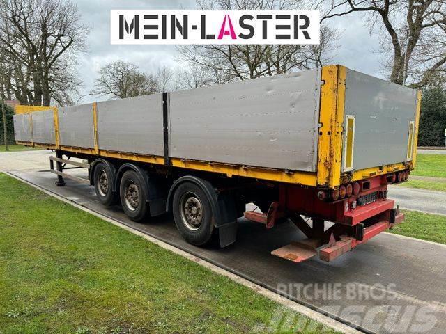 Schröder Pritsche Staplerhalterung Lenkachse Bortinių sunkvežimių priekabos su nuleidžiamais bortais
