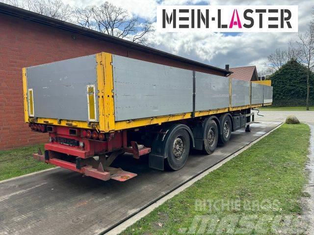 Schröder Pritsche Staplerhalterung Lenkachse Bortinių sunkvežimių priekabos su nuleidžiamais bortais