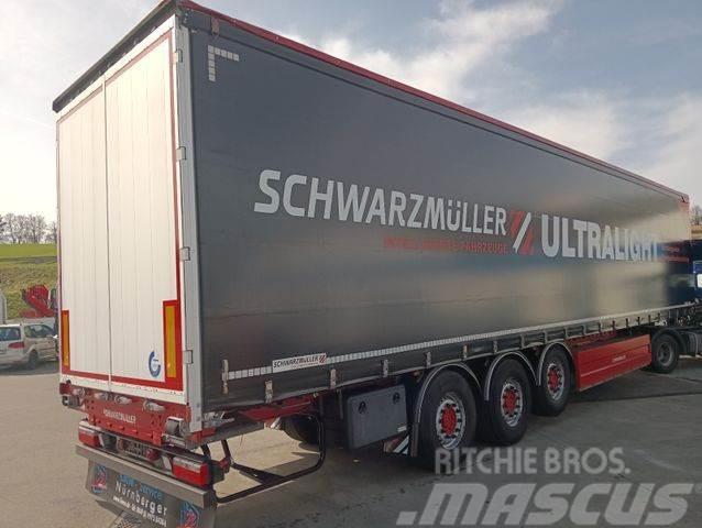 Schwarzmüller 3-A-ULTRALIGHT-Pal-Kiste Liftachse SAF 5680kgTÜV Tentinės puspriekabės