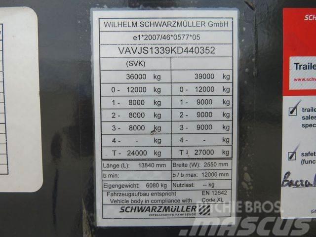 Schwarzmüller S 1*J-Serie*Standart*Lift Achse*XL Code* Tentinės puspriekabės