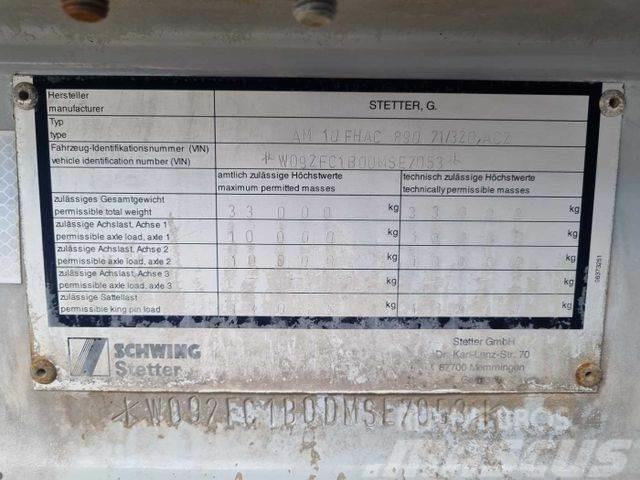  Schwing/Stetter AM 10 Betonmischer 10m³ BPW Lift Kitos puspriekabės
