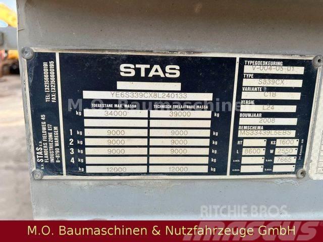 Stas S339CX / 3 Achser / Luft / Plane / Savivartės puspriekabės