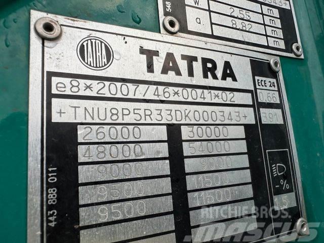 Tatra woodtransporter 6x6, crane + R.CH trailer vin343 Miškovežių vilkikai