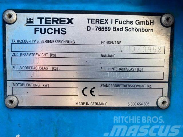 Terex Fuchs MHL 320 Umschlagbagger **BJ. 2008 * 7701H Ratiniai ekskavatoriai
