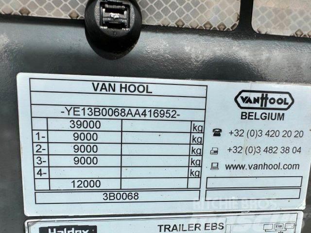 Van Hool BDF, food tank 20m3 vin 952 Karkasinės puspriekabės