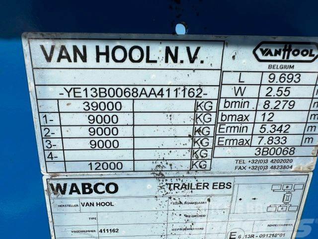 Van Hool LOWDECK for containers vin 162 Karkasinės puspriekabės