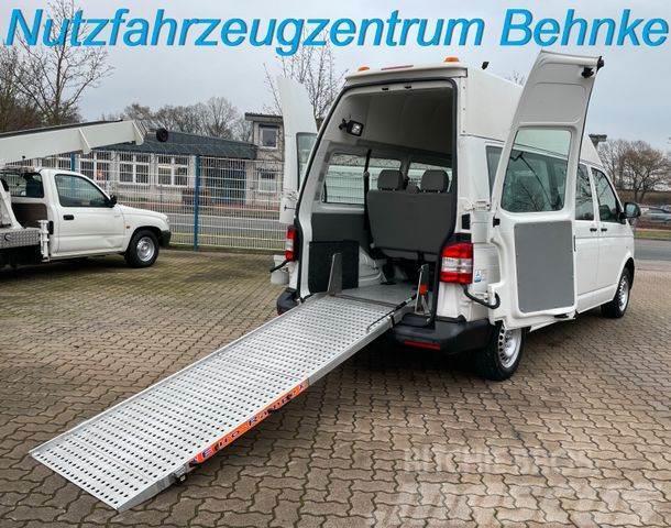Volkswagen T5 L2H2 Kombi/8 Sitze/ AC/ AMF Rollstuhlrampe Mikroautobusai