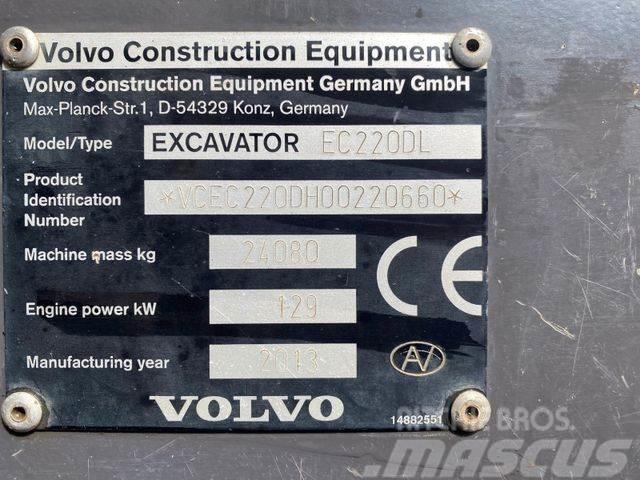 Volvo EC220 DL **BJ2013 *10000/ New Engine / New UC Vikšriniai ekskavatoriai