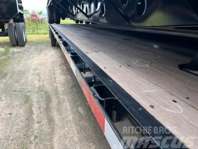 Doosan BLACK/GOLD 53' STEEL/WOOD DROP DECK FIXED SPREAD A Bortinių sunkvežimių priekabos su nuleidžiamais bortais