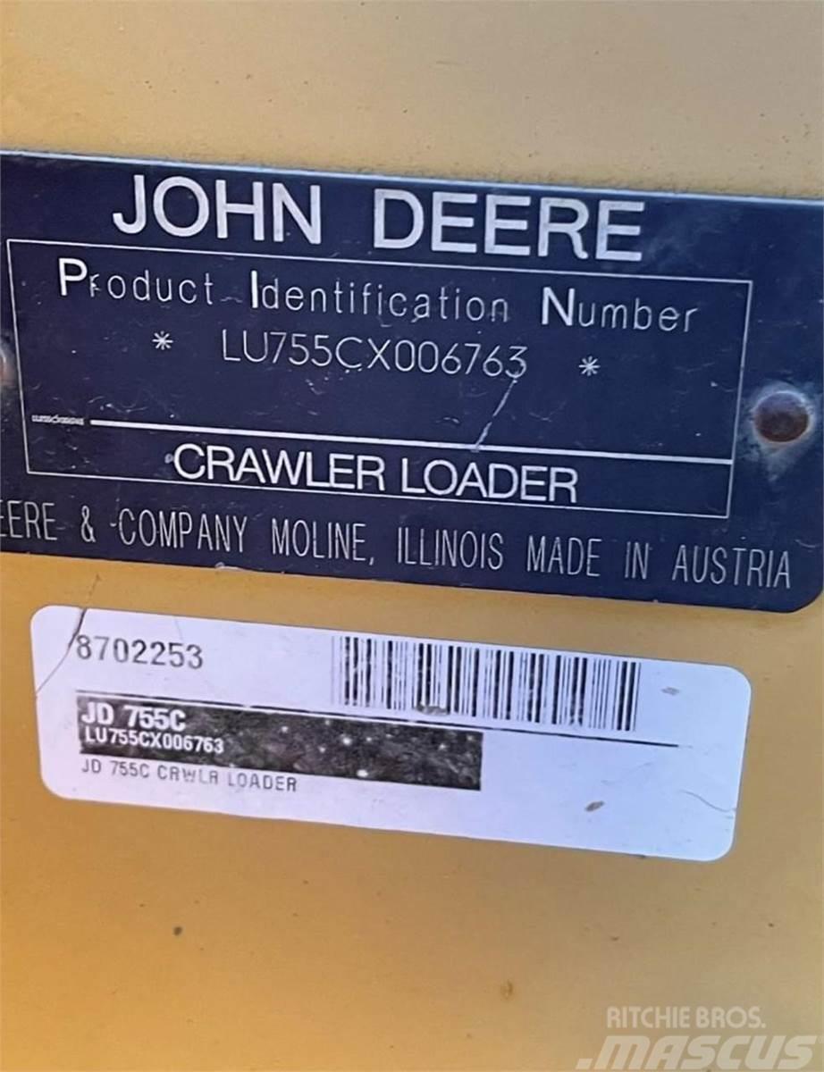 John Deere 755C Vikšriniai krautuvai