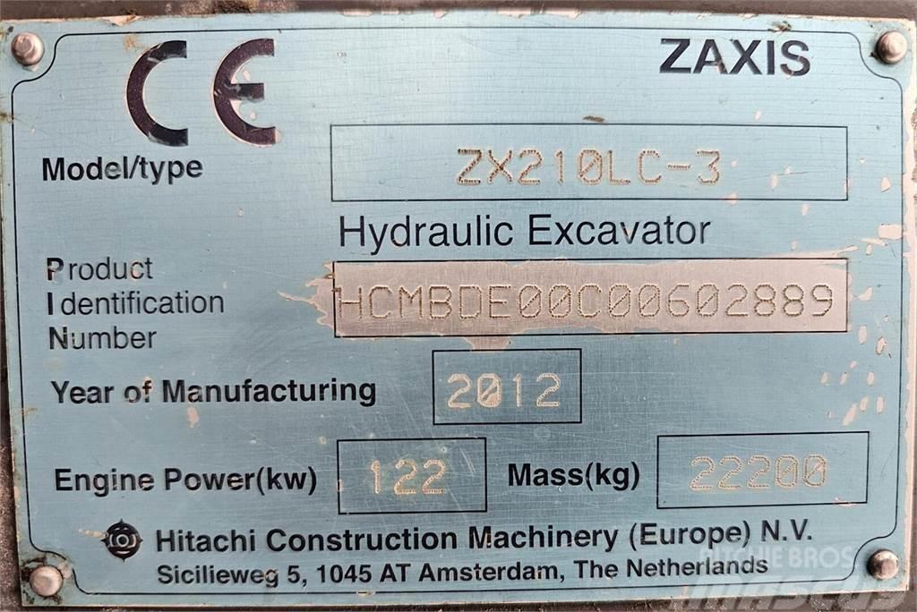 Hitachi ZX210LC-3 Vikšriniai ekskavatoriai